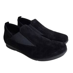 Bussola Casey Coimbra Sport Mocs Size EU42 US 11-11.5 Black MicroSuede Shoes
